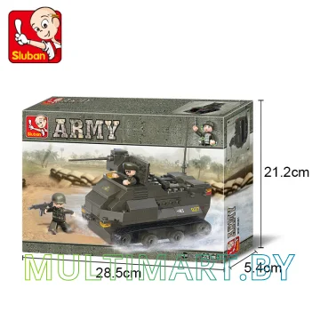 Конструктор Sluban M38-B0281 Бронетранспортёр (179 деталей) картинка 7